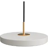 UMAGE Hanglampe , Asteria Micro V2, dimbare, Grijs, Woonkamer, Metaal, Scandinavisch