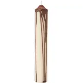 Ferm Living Dryp Pilar Kaars Dark Chocolate | 30 cm