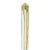 Ferm Living Dryp Pilar Kaars Olive Green | 30 cm