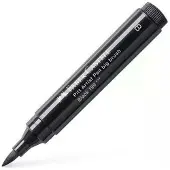 Faber-Castell Markeerstiften Pitt Artist Penseel Zwart (4 Stuks)