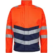 F-engel F. Engel 1321-188 Safety+ Work Jacket Orange/Blue Ink maat XXL heren