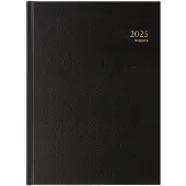 Brepols Concorde Lima weekagenda met uurindeling 2027 zwart (1 week per 2 pagina's) 6-talig