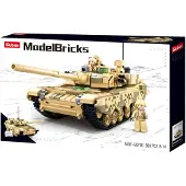 Sluban bouwpakket van 893 onderdelen: model van een gevechtstank (artikelnummer: M38-B0790)