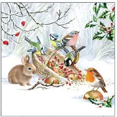 Ambiente Servet 33cm Winter Treat Multi multi Papier Ambiente Servetten