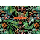 Deltas Weekplanner - Tropical Black