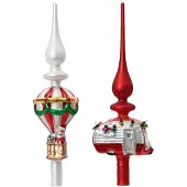 Décoris Piek glas l7.5b7.4h31 cm a2 kerst