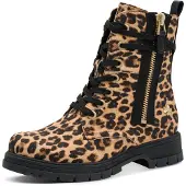 Marco Tozzi By Gmk Damenschuhe Schnürstiefel Beige Freizeit