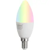 Luumr E14 dimbare LED lamp C37 opaal 4.9W 470 lm 2700-6500K
