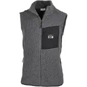 Lundhags Flok Wool Ms Pile Vest, tussenlaag, heren, grijs