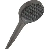 Hansgrohe Handdouche rainfinity 130 3jet ecosmart geborsteld zwart chroom