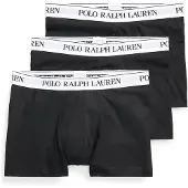 Ralph Lauren Boxershorts 'Classic' lichtgrijs / zwart / wit