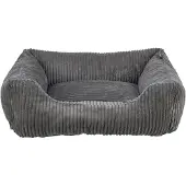 Trixie hondenmand jonna vital ribstof donkergrijs 60x50 cm
