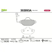 Valeo 302093A Remblokken