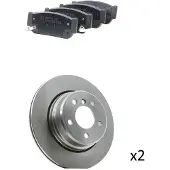 RIDEX 3405B2411 Remschijven en blokken