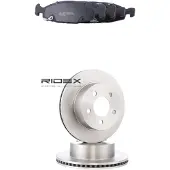 RIDEX 3405B3006 Remschijven en blokken