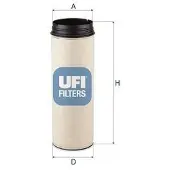 Ufi 27.F28.00 Luchtfilter