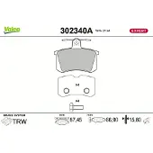 Valeo 302340A Remblokken