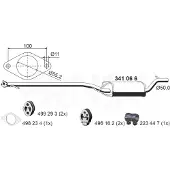 ERNST 341066 Uitlaat middendemper