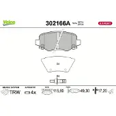 Valeo 302166A Remblokken