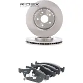 RIDEX 3405B2860 Remschijven en blokken