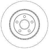 TRW DF6569S Remschijf