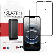 BMAX 2-pack iPhone 16e Glazen Screenprotector - Full Cover