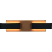 TRIO MUSTERRING RIVERA – Wandlamp – Coffee zwart – LED – Afstandsbediening – Dimbaar – Up-and-down verlichting