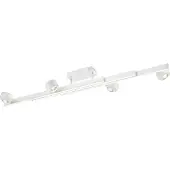 TRIO MUSTERRING CANNON – Plafondlamp – Mat wit – LED – Afstandsbediening – Dimbaar – Uitschuifbaar