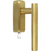 Formani Basics LB7-DKLOCK-O draaikiepgarnituur afsluitbaar - PVD mat goud