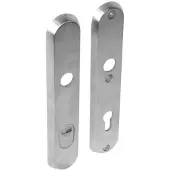 Intersteel Veiligheidsschilden SKG3 doorgaand profielcilindergat 92mm met kerntrekbeveiliging - RVS