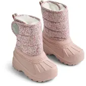 Wheat Snowboots 'Winty' donkergroen / pink / rosa