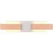 TRIO MUSTERRING RIVERA – Wandlamp – Grijs peach – LED – Afstandsbediening – Dimbaar – Up-and-down verlichting