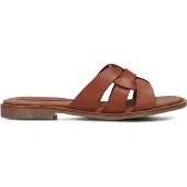 Stefano lauran Dames Slippers 790 - Cognac - Maat 39