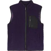 Volcom Bodywarmer 'Muzzer Fuzzar' donkerlila / zwart