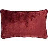 Hoii CHLOE | sierkussen 30x50 cm | Merlot | rood | | met duurzame kussenvulling