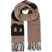 BOSS Sjaal 'Rikard' chamois / zwart