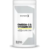 Body & Fit Omega3 1000mg + Vitamine D3 1000 IU - 180 capsules