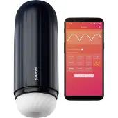 Svakom Sam Neo 2 - App-gestuurde masturbator voor mannen (zwart-wit)