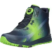 VADO WARREN Mid BOA GTX Kinderschuhe Jungen Stiefel Wasserdicht Schnürstiefel Blau Freizeit
