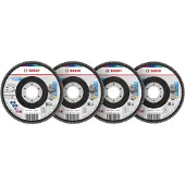 Bosch 2608626159 Lamellenschuurschijf Diameter 115 mm Korrelgrootte (num): 40, 60, 80, 120 1 set(s)