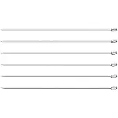 Tramontina Churrasco 26499-002 RVS BBQ-spiezen 6-stuks, 20 cm