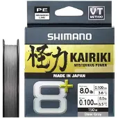 Shimano - Kairiki 8+ Steel Grey / 150m -