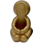 Ideas 4 Seasons Kaarsenhouder hug goud 6x5x8cm