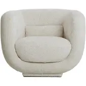 Light & Living Fauteuil Kialy - Chenille - Crème