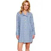 Doctor Nap Nachthemd Flanel Blue Jeans TM.7300 XXL / 3XL
