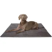Knuffelwuff Cord Hondenkleed Timor 100x70cm bruingrijs