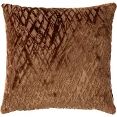 Hoii NICOLA | sierkussen 45x45 cm | Tobacco Brown | bruin | | met duurzame kussenvulling