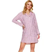 Doctor Nap Nachthemd Flanel Mauve TM.7300 S / M
