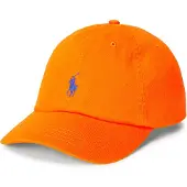 Ralph Lauren Dames De iconische oranje katoenen Chinese pet (OSFA), Casual 211912843009