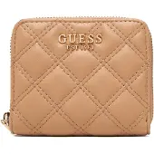 GUESS portemonnee Giully II SLG Zip Around Wallet Beige Lichtbruin